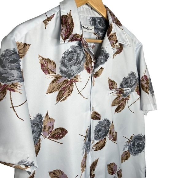 Tori Richard leaf print button down short sleeve shirt Sz XL? - Picture 3 of 6